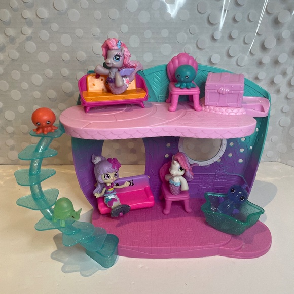 Shopkins Happy Places 🧜‍♀️Mermaid Tails playset - Picture 1 of 14